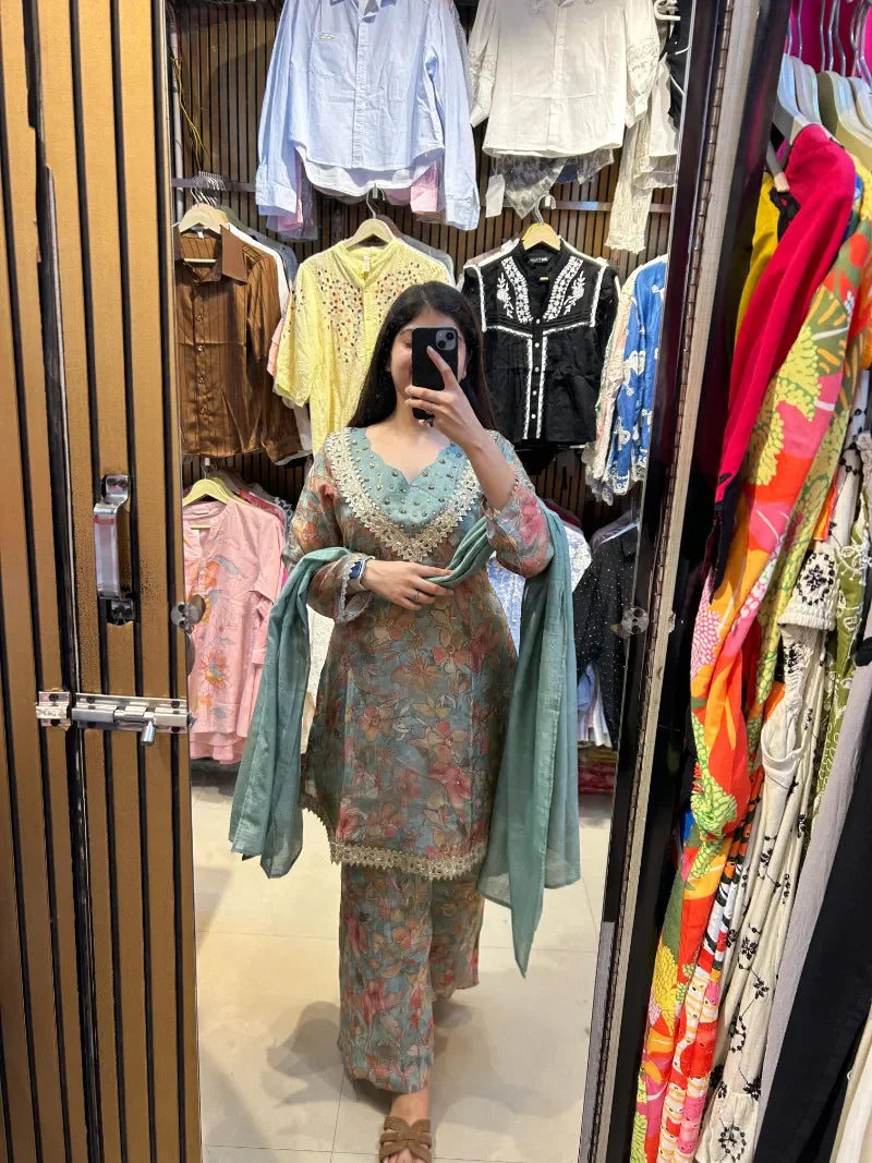Stunning Floral Suit