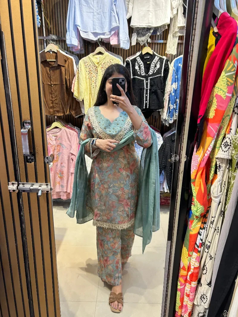 Stunning Floral Suit