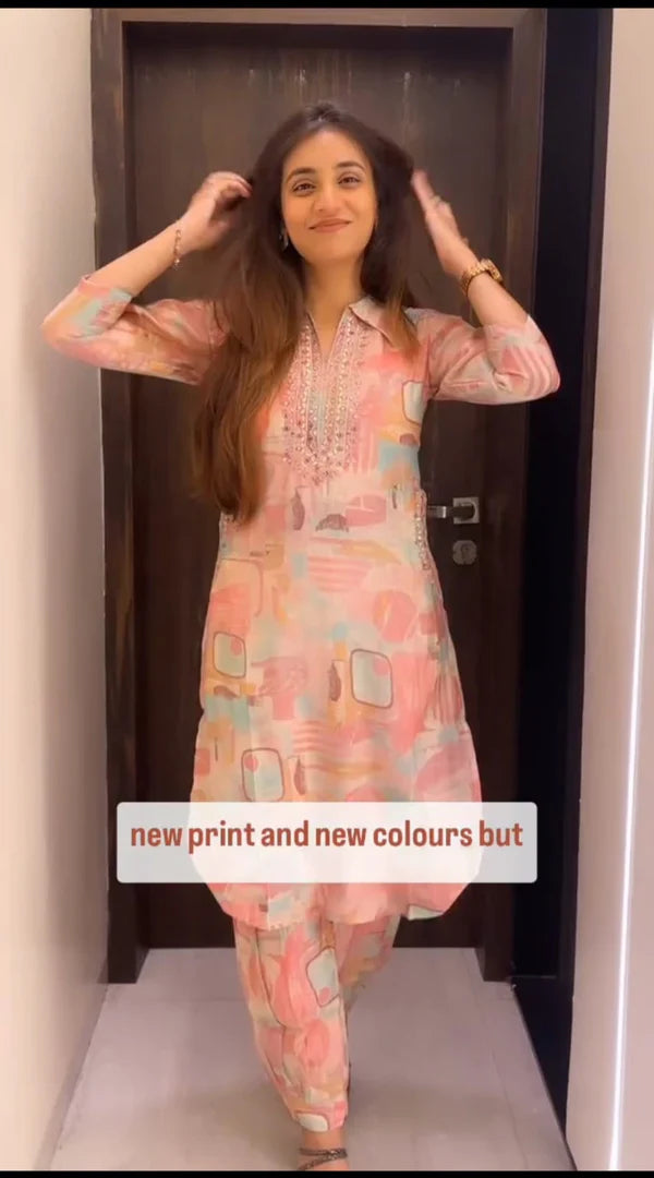 Label Mishwa Featuring beautiful Heavy Co-ord Set